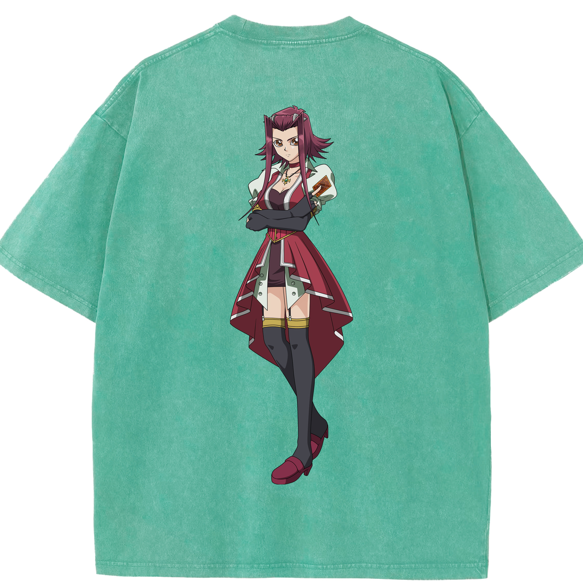 （画像用） 遊☆戯☆王 Yu-Gi-Oh! 綿100% ヴィンテージ風 半袖Tシャツ（背面プリント）